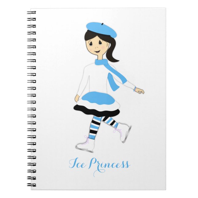 Caderno Espiral Princesa de Gelo (Frente)