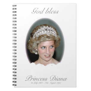 Caderno Espiral Princesa deus abençoe Diana