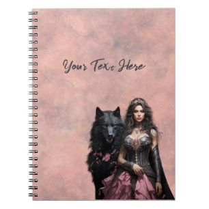 Caderno Espiral Princesa Escura Personalizada