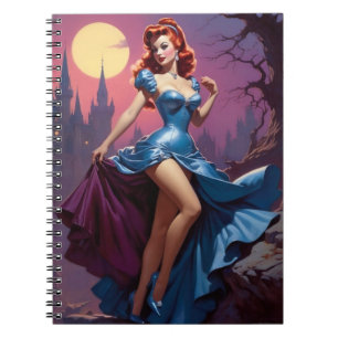 Caderno Espiral Princesa Fantástica Gótica