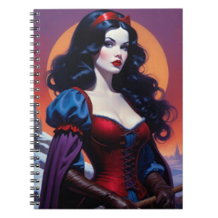 Caderno Espiral Princesa Fantástica Gótica