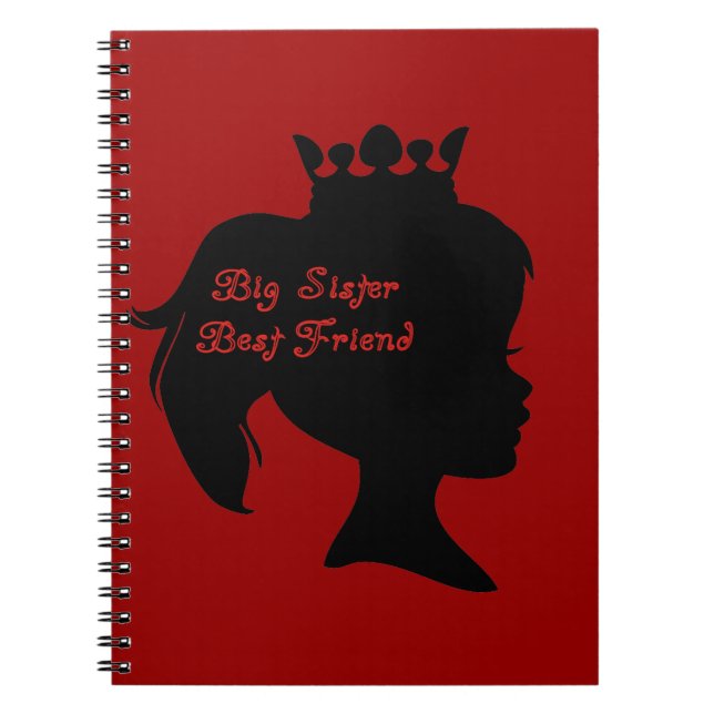 Caderno Espiral Princesa Irmã Melhor Amiga (Frente)