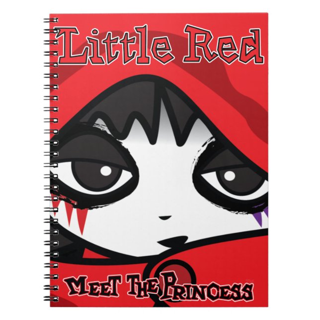 Caderno Espiral Princesa Little Red (Frente)