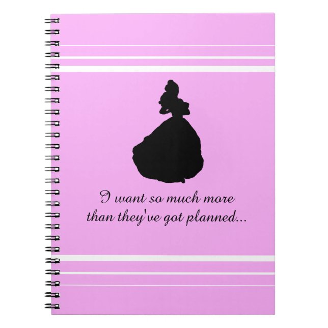 Caderno Espiral Princesa Notebook (Frente)