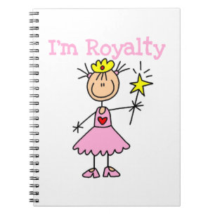Caderno Espiral Princesa Royalty