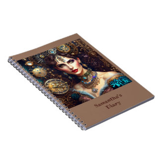 Caderno Espiral Princesa Steampunk