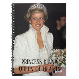 Caderno Espiral PRINCESS DIANA Queen of Hearts