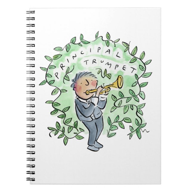Caderno Espiral Principal Trumpet (Frente)