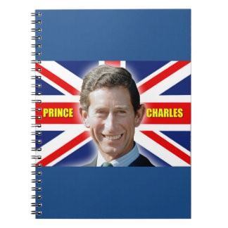 Caderno Espiral Príncipe Charles - Patriótico!