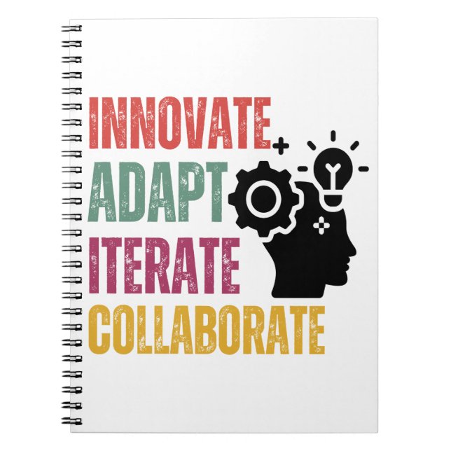 Caderno Espiral Princípios Fundamentais Agile Mindset Pensamento P (Frente)