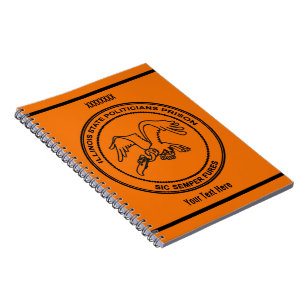 Caderno Espiral Prisão de Políticos do Estado do Illinois