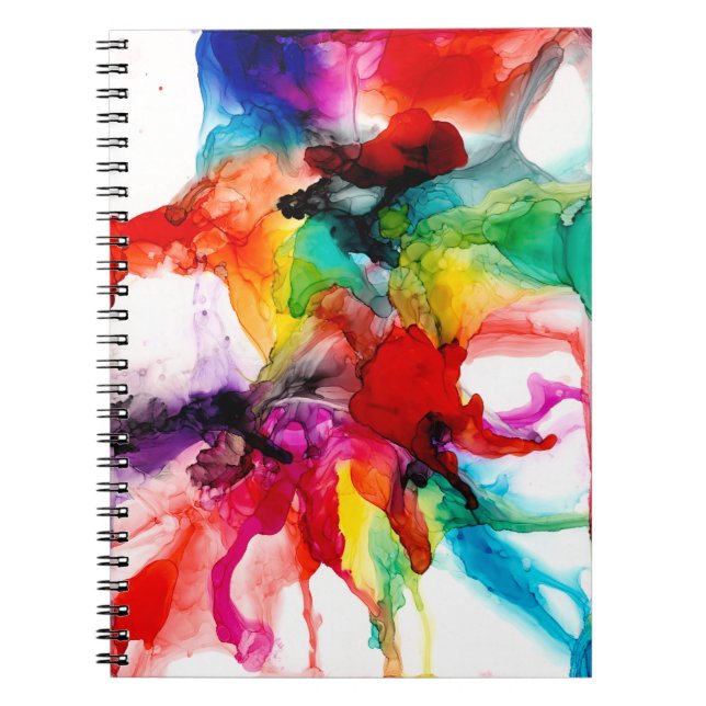 Caderno Espiral Prism de Jeweltone - Aquarela (Frente)