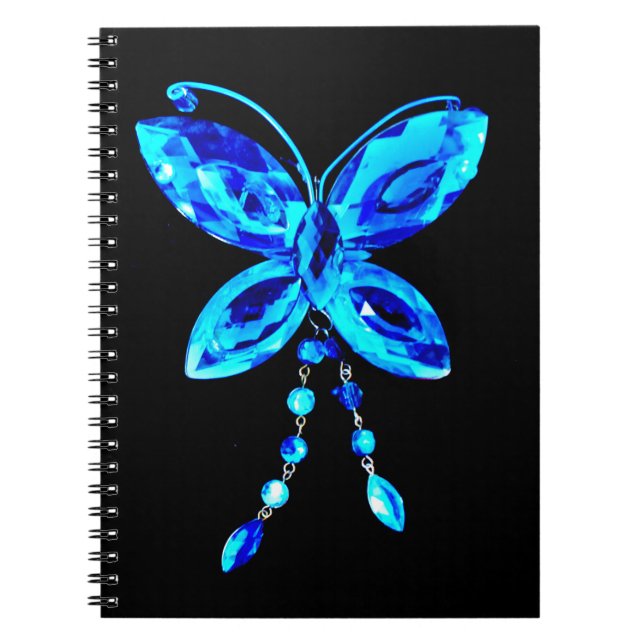 Caderno Espiral Prisma da Borboleta Azul (Frente)