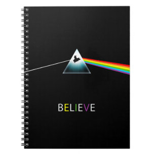 Caderno Espiral Prisma de Porcos Voadores de Crenças