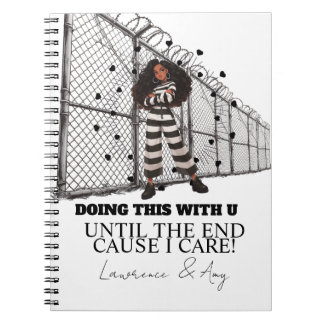 Caderno Espiral Prison Cards Long Distance Doing Time