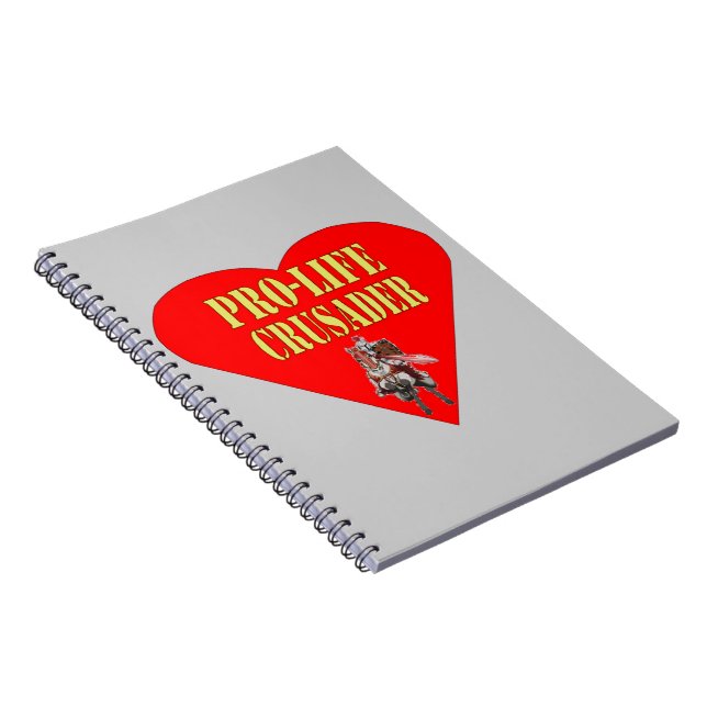 CADERNO ESPIRAL PRO LIFE CRUSADER (Lado Direito)