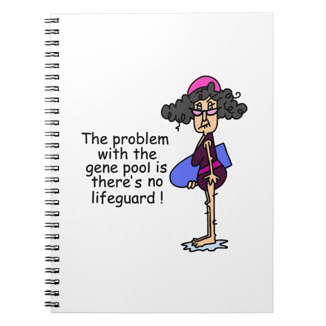 Caderno Espiral Problema com a Piscina de Gene (Frente)