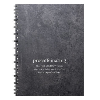 Caderno Espiral Procaffeinando