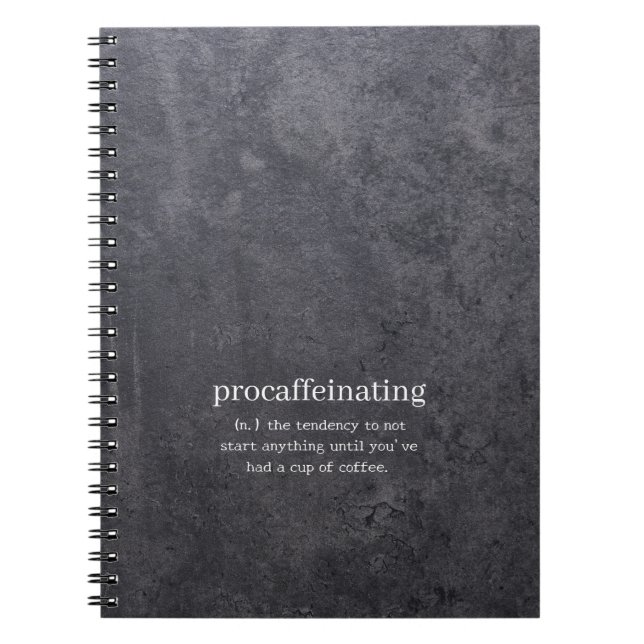 Caderno Espiral Procaffeinando (Frente)