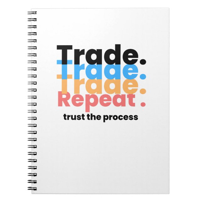 Caderno Espiral Processo Forex Trading (Frente)