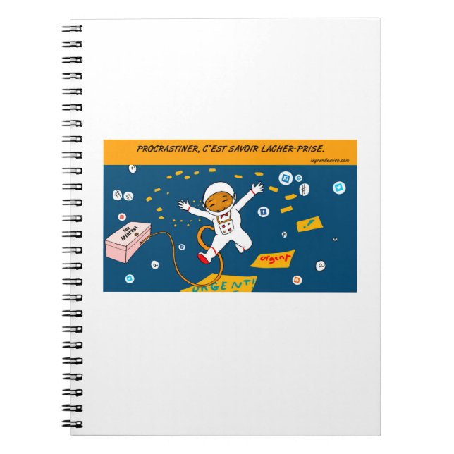 Caderno Espiral Procrastiner sa To Do List (Frente)