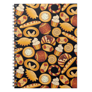 Caderno Espiral Produtos da padaria