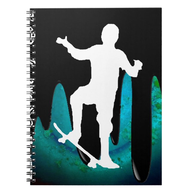 CADERNO ESPIRAL PRODUTOS DO SKATE (Frente)