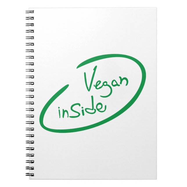 Caderno Espiral Produtos do Vegan (Frente)