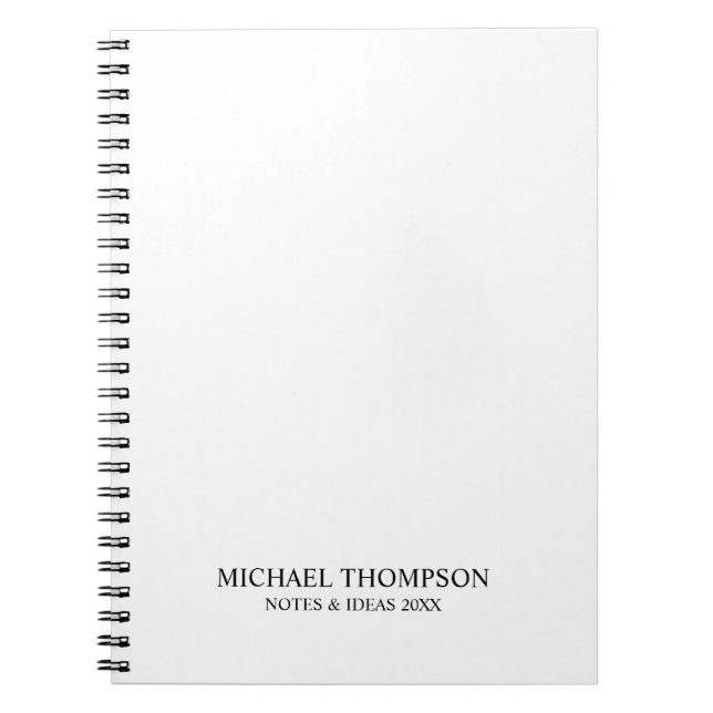 Caderno Espiral Professional Black and White (Frente)