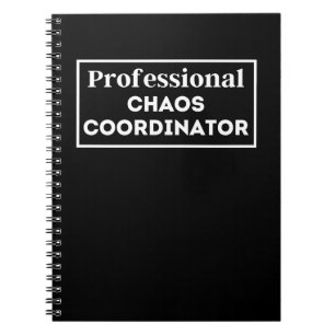 Caderno Espiral Professional Chaos Coordinator