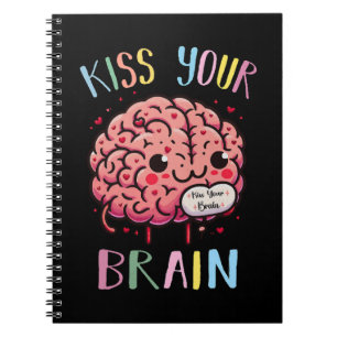 Caderno Espiral Professor Beija Seu Cérebro