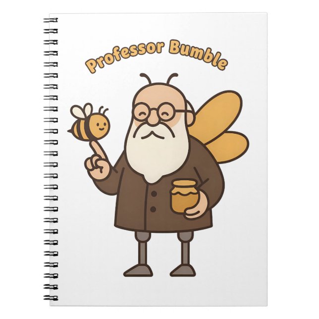 Caderno Espiral Professor Bumble Notebook (Frente)