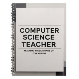 Caderno Espiral Professor de Ciência da Computação