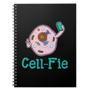 Caderno Espiral Professor de Ciência em Biologia Celular Engraçado