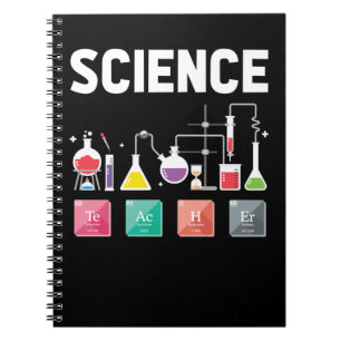 Caderno Espiral Professor de Ciências Laboratoriais de Elementos Q