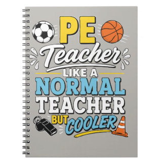 Caderno Espiral Professor de Educação Física Como um Professor Nor