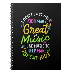Caderno Espiral Professor de Música - Ajude as Crianças a Fazer Pr