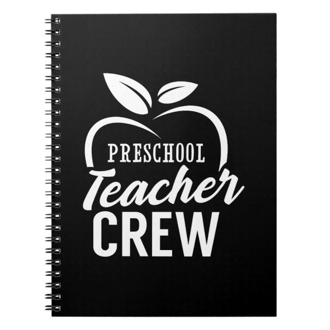 Caderno Espiral Professor de presentes | Tripulação de Professores (Frente)