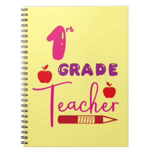 Caderno Espiral Professor de primeiro grau