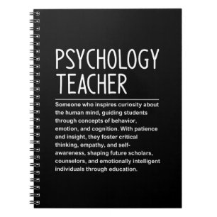 Caderno Espiral Professor de Psicologia