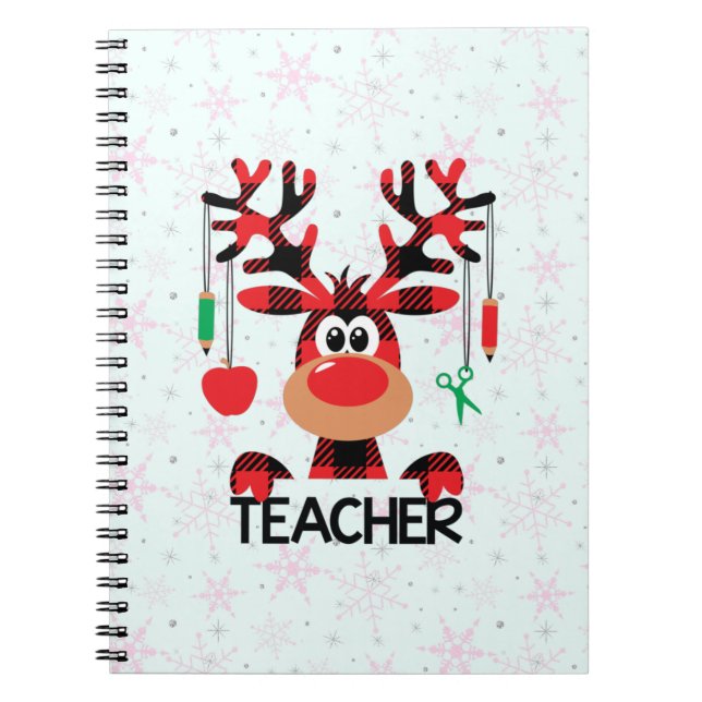 Caderno Espiral Professor de Xadrez de Buffalo de Natal (Frente)