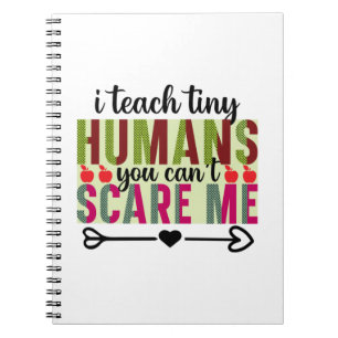 Caderno Espiral Professora Art I Ensina Humanos Pequenos