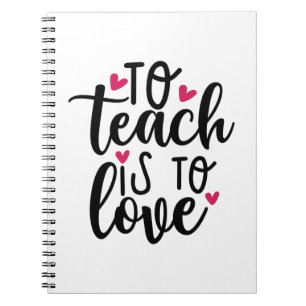 Caderno Espiral Professora Arte Para Ensinar É Amar