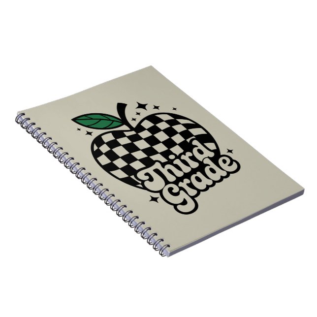 Caderno Espiral Professora do 3º ano de volta à escola (Lado Direito)