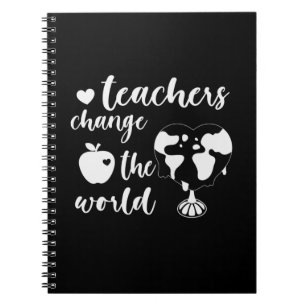 Caderno Espiral Professores Dotados Mudam O Mundo