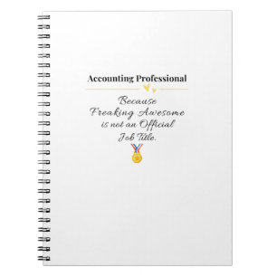Caderno Espiral Profissional de Contabilidade