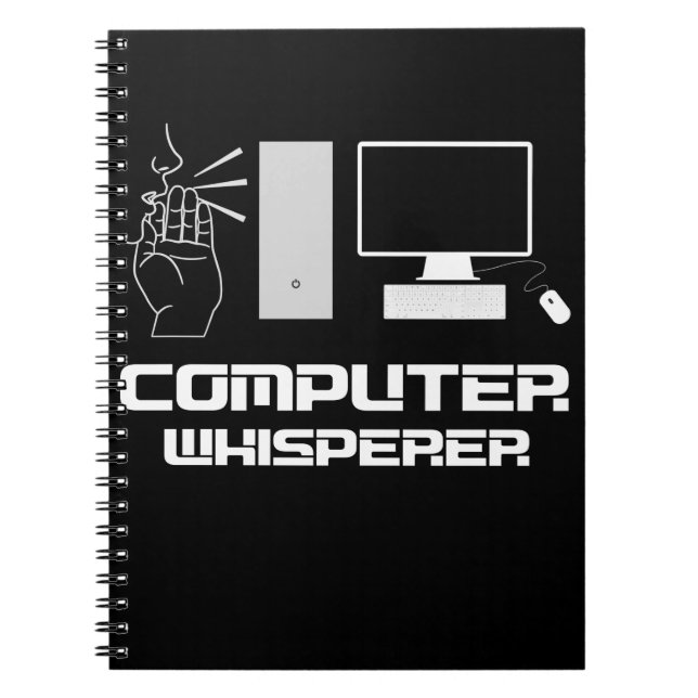 Caderno Espiral Programador de Administração de TI do Gamer Engraç (Frente)
