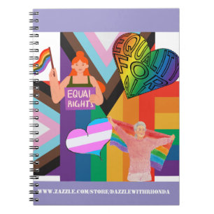 Caderno Espiral Progresso e Orgulho