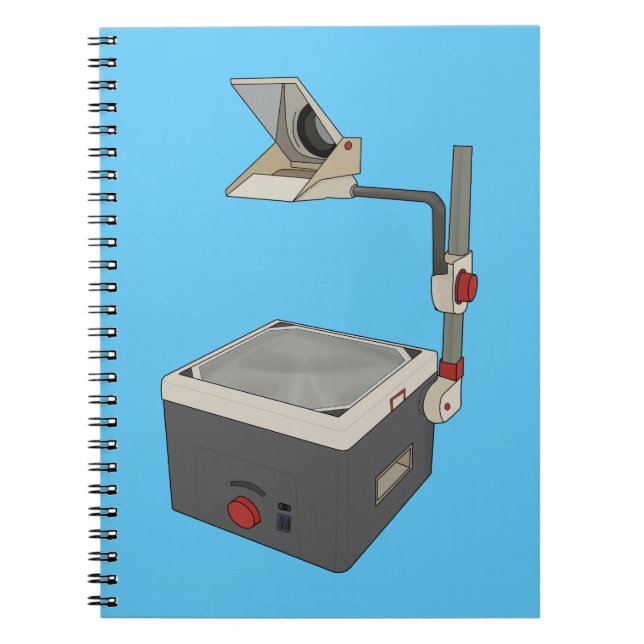 Caderno Espiral Projetor de Sobrecarga OHP 80s 90s (Frente)