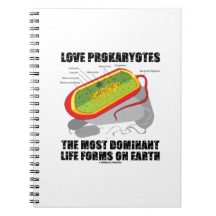 Caderno Espiral Prokaryotes do amor a maioria de formulários de